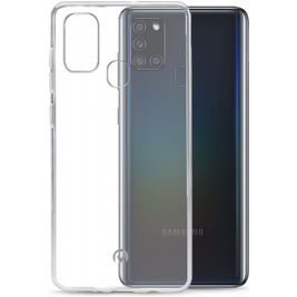 Mobilize Gelly Coque Transparente Samsung Galaxy A21s Coque arrière en TPU Souple - Transparent