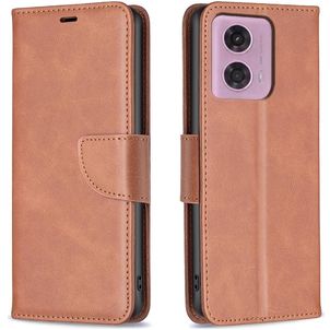 Mobigear Excellent Housse Motorola Moto G04 Etui Porte-Monnaie - Marron
