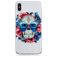 Mobigear Design Coque iPhone XS Max Coque arrière en TPU Souple - Skull