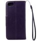 Mobigear Flowers Housse iPhone SE (2020) Etui Porte-Monnaie - Violet