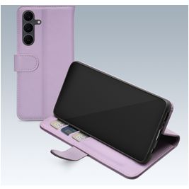 Mobilize Premium Gelly Housse Samsung Galaxy S25 FE Etui Porte-Monnaie - Violet