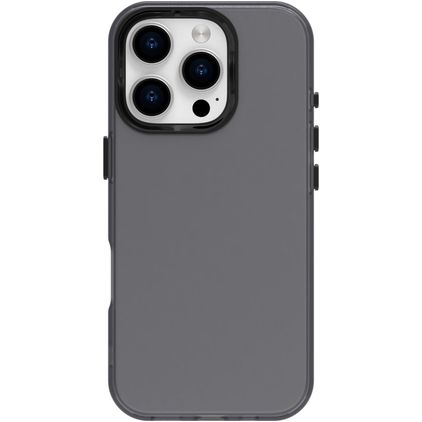 Mobigear Crystal Coque iPhone 16 Pro Coque arrière Rigide - Noir
