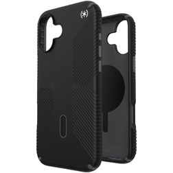 Speck Presidio2 Grip iPhone 16 Plus MagSafe Plastique rigide Coque arrière Antichoc - Noir