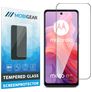 Mobigear Premium Motorola Moto E14 Verre trempé Protection d'écran - Compatible Coque - Noir