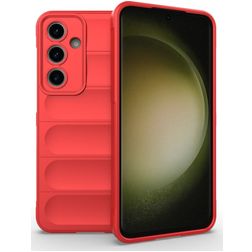 Mobigear Bumpy Samsung Galaxy S24 FE TPU souple Coque arrière - Rouge