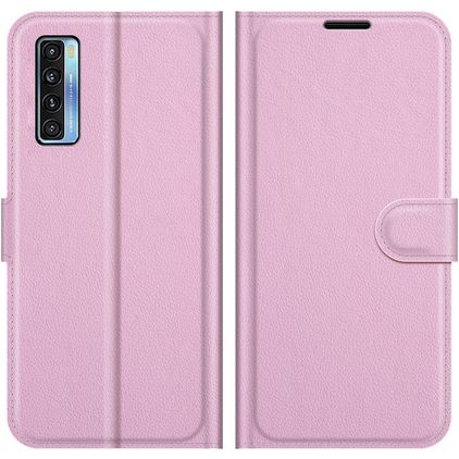Mobigear Classic Housse TCL 20S Etui Porte-Monnaie - Rose