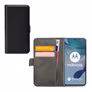 Mobilize Classic Gelly Wallet Housse Motorola Moto G53 5G Etui Porte-Monnaie - Noir