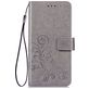Mobigear Clover Housse Sony Xperia 1 Etui Porte-Monnaie - Gris