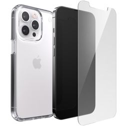 Speck Perfectly Clear ShieldView Coque Transparente iPhone 13 Pro Coque arrière Rigide Anti-Chocs - Transparent