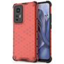 Mobigear Honeycomb Coque Xiaomi 12X Coque arrière Rigide Anti-Chocs - Rouge