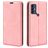 Mobigear Retro Slim Housse TCL 30 SE Etui Porte-Monnaie - Rose