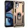 Mobigear Armor Ring Motorola Moto G22 Plastique rigide Coque arrière Antichoc avec bague de maintien - Or