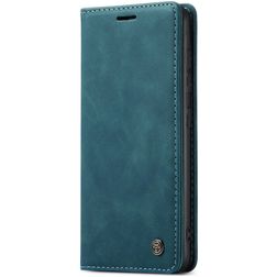 Caseme 013 Housse Samsung Galaxy A21s Etui Porte-Monnaie - Bleu