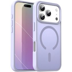 Mobigear Shockproof iPhone 17 Pro MagSafe Plastique rigide Coque arrière - Lavande