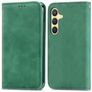 Mobigear Retro Slim Housse Samsung Galaxy S25 Etui Porte-Monnaie - Vert