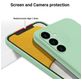 Mobigear Rubber Touch Coque Samsung Galaxy S24 FE Coque arrière en Silicone - Vert