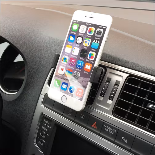 Mobigear Essentials Support Voiture Grille de ventilation Pince Universel - Noir