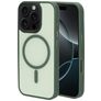 Mobiparts Hardcover Coque iPhone 16 Pro MagSafe Coque arrière Rigide - Satin Green