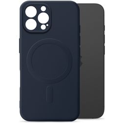 My Style Protective Flex Coque iPhone 16 Pro Max MagSafe Coque arrière en TPU Souple - Bleu Marin