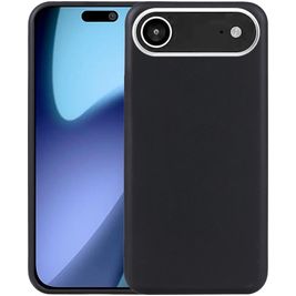 Mobigear Basics Coque iPhone Air Coque arrière en TPU Souple - Noir
