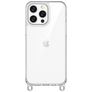 Mobigear Bungy iPhone 14 Pro Max Plastique rigide Coque arrière - Argent