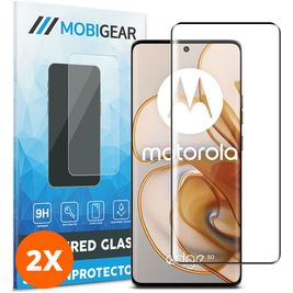 Mobigear Premium Motorola Edge 50 Verre trempé Protection d'écran - Compatible Coque (Lot de 2)