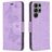 Mobigear Butterfly Housse Samsung Galaxy S24 Ultra Etui Porte-Monnaie - Violet