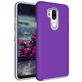 Mobigear Antislip Coque LG G7 ThinQ Coque arrière Rigide Anti-Chocs - Violet