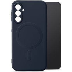 My Style Protective Flex Coque Samsung Galaxy A26 MagSafe Coque arrière en TPU Souple - Bleu Marin