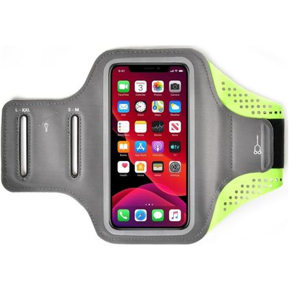 Mobigear Easy Fit Brassard Téléphone Nokia X30 Brassard Coque de Sport en Neoprène - Vert