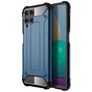 Mobigear Outdoor Samsung Galaxy A22 4G Plastique rigide Coque arrière Antichoc - Bleu
