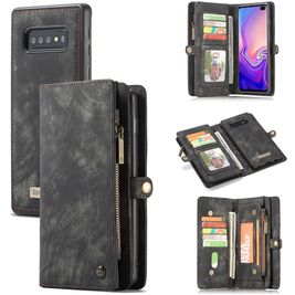Caseme 008 Housse Samsung Galaxy S10 Plus Etui avec Coque Détachable Porte-Monnaie - Noir