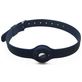 Mobigear Coque Apple AirTag Collier en Silicone Souple - 23.5 - 47.5 cm - Bleu