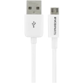 Mobiparts - Câble USB-A vers Micro USB 3 mètres - Blanc