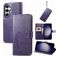 Mobigear Clover Housse Samsung Galaxy S23 FE Etui Porte-Monnaie - Violet