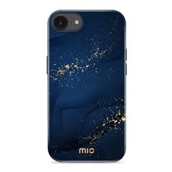 MIO Coque iPhone 17e MagSafe Coque arrière Rigide - Midnight Sparkle