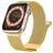 Mobigear Luxury Loop Bracelet Milanais pour Apple Watch Fermeture magnétique - 49/46/45/44 mm - Or
