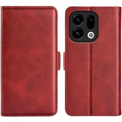 Mobigear Slim Magnet Housse OPPO Find X9 Etui Porte-Monnaie - Rouge