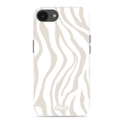 MIO Coque iPhone 17e MagSafe Coque arrière Rigide - Sandy Zebra