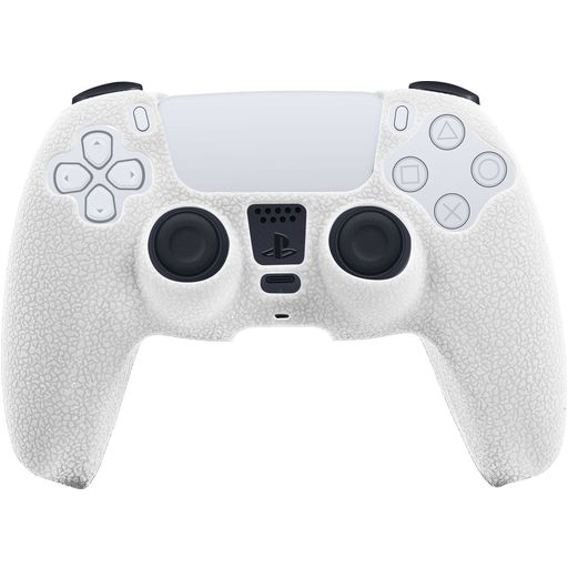 Mobigear Classic Coque Playstation 5 controller Thin Coque en Silicone Souple - Blanc