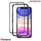 GrizzlyCoat Easy Fit iPhone 11 Verre trempé Protection d'écran - Compatible Coque + Cadre d'installation - Noir