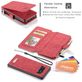 Caseme 007 Housse Samsung Galaxy S10e Etui avec Coque Détachable Porte-Monnaie - Rouge