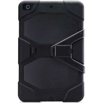 Xccess Survivor Essential iPad 7 (2019) Plastique rigide / Silicone Coque arrière + Support - Noir