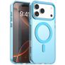 Mobigear Shockproof Coque iPhone 18 Pro MagSafe Coque arrière Rigide - Bleu