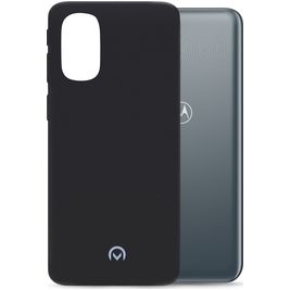 Mobilize Rubber Gelly Coque Motorola Moto G31 Coque arrière en TPU Souple - Matt Black