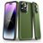 Mobigear Slim Armor Coque iPhone 15 Pro Max Coque arrière Rigide Anti-Chocs - Vert
