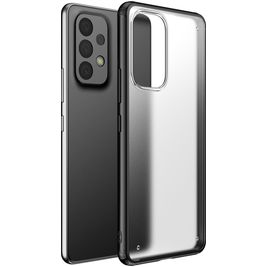 Mobigear Shockproof Coque Samsung Galaxy A73 Coque arrière Rigide Anti-Chocs - Noir