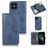 Mobigear Wallet Housse iPhone 12 Etui avec Coque Détachable Porte-Monnaie - Dark Blue