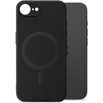 My Style Protective Flex Coque iPhone 17e MagSafe Coque arrière en TPU Souple - Noir