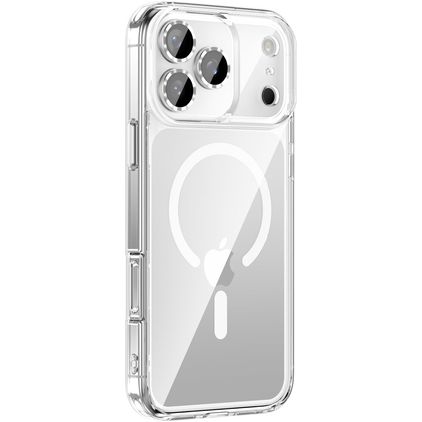 Valenta Trend Transparent iPhone 17 Pro MagSafe Plastique rigide Coque arrière - Transparent